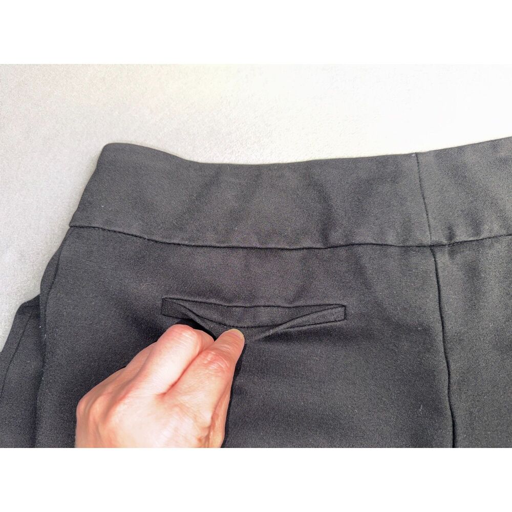 Dalia Women's Petite Black Skinny Leg Dress Pants Size Large - Picture 7 of 10